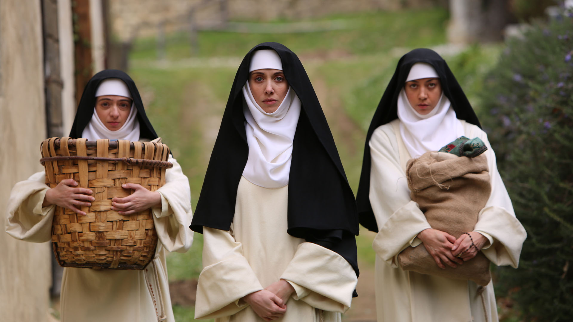 Trailer still frame from The Little Hours, three nuns