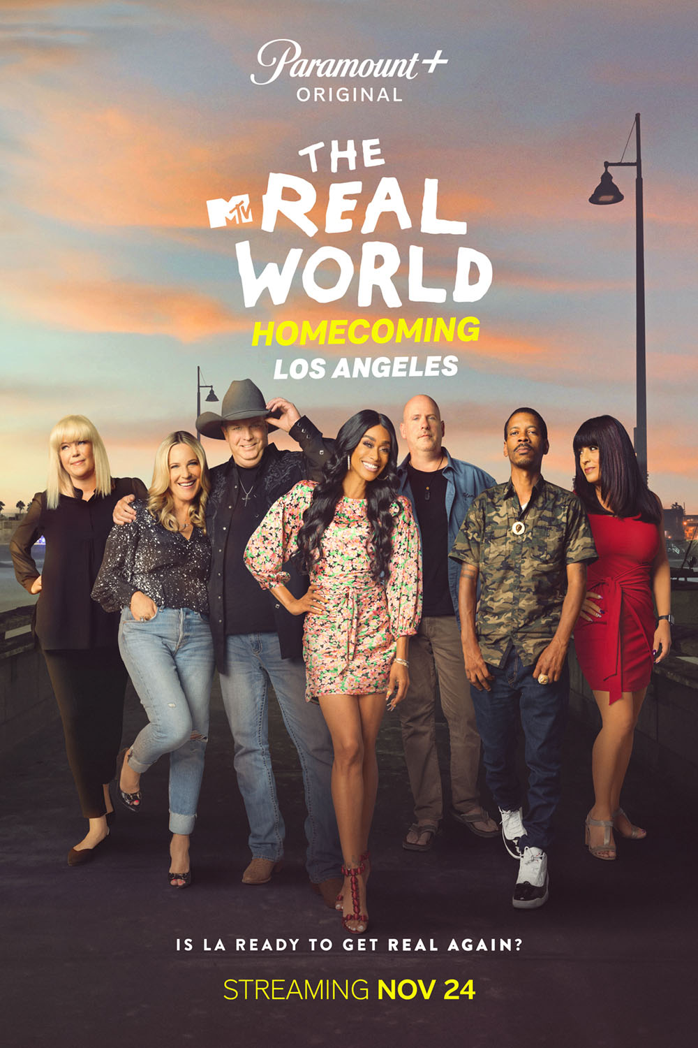 Poster for The Real World: Homecoming Los Angeles, group on boardwalk