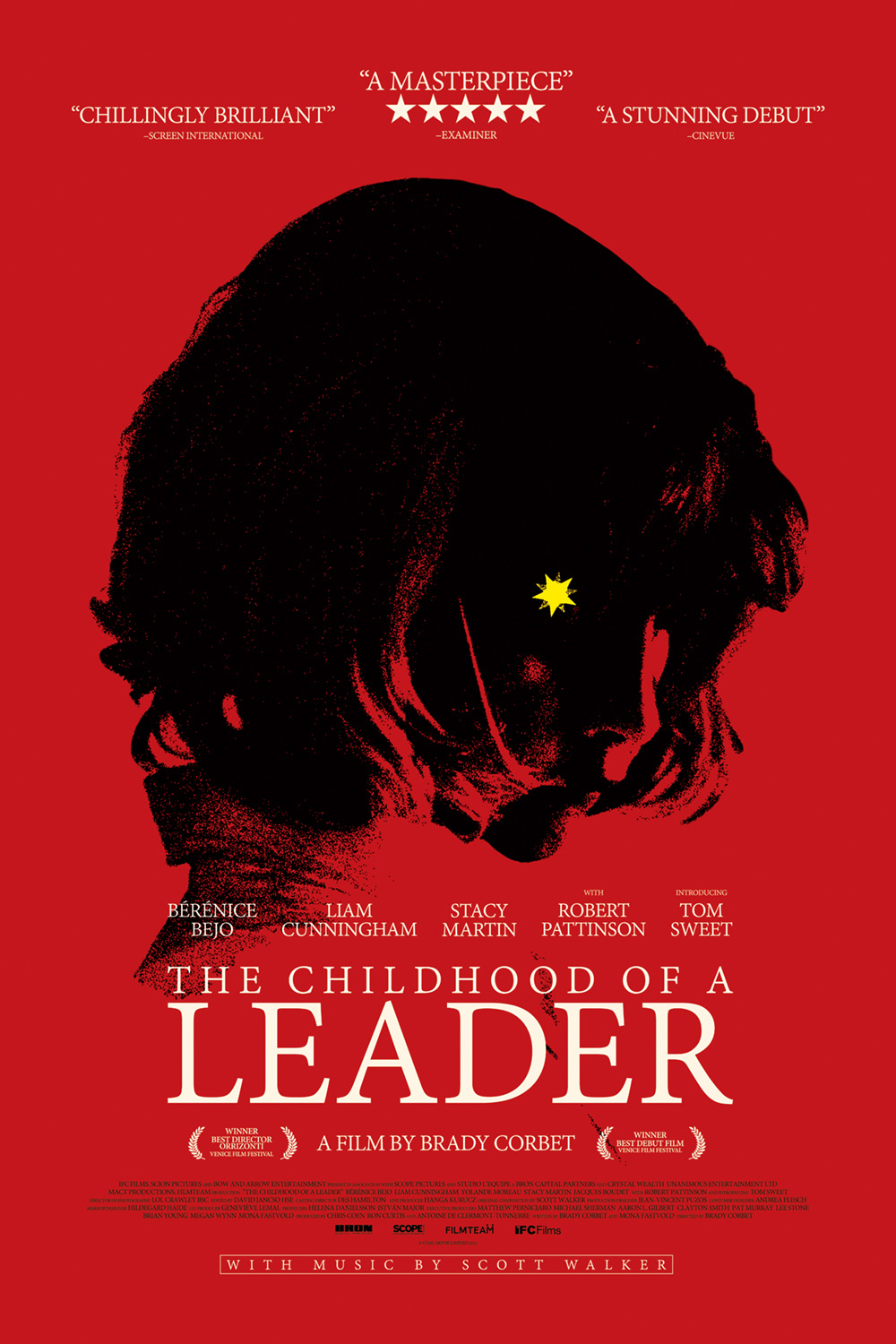 Movie poster for The Childhood of a Leader, woman with star eye