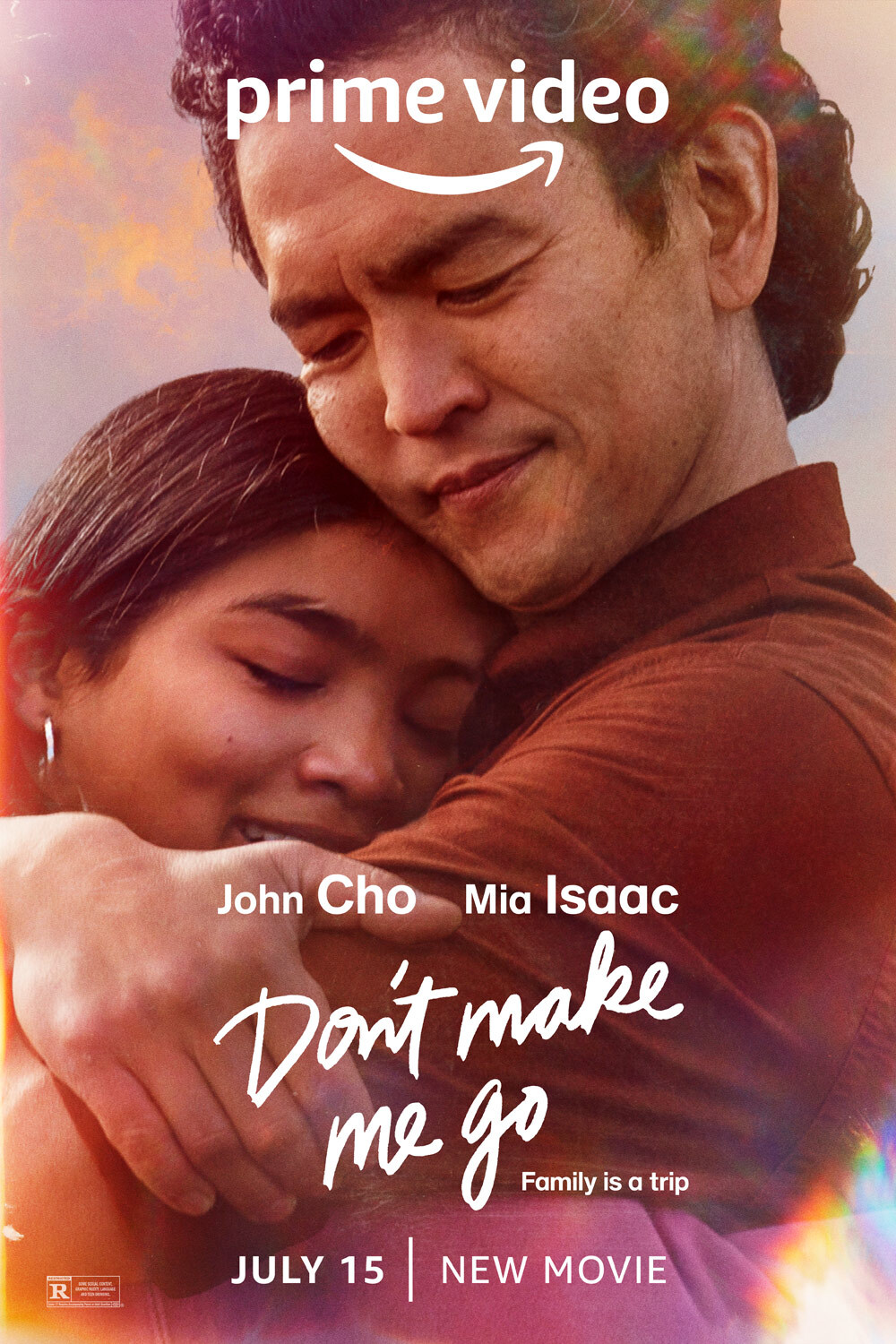 Movie poster for Don't Make Me Go, man hugging young woman